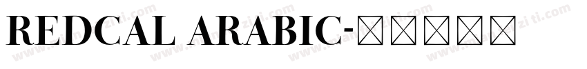 RedCal Arabic字体转换